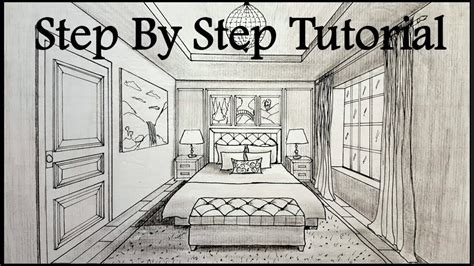 Https://tommynaija.com/draw/how To Draw A Bed One Point Perspective