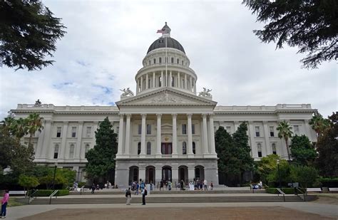 California State Capitol In Sacramento Map Communications
