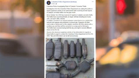 Catalytic Converter Thefts Youtube