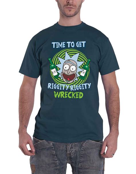 Rick And Morty T Shirt Pickle Rick Portal Spiral New Official Mens Ebay