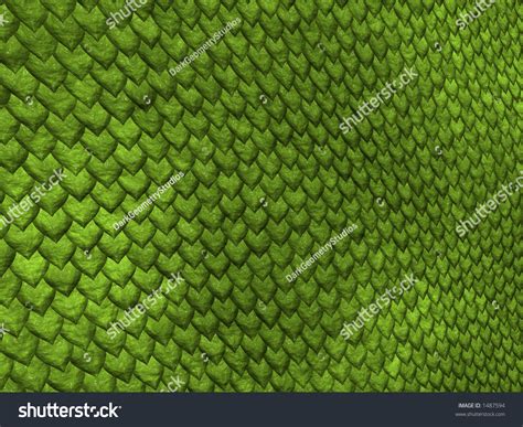 Green Snake Scales Stock Illustration 1487594 Shutterstock