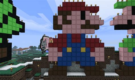 Mario Pack Pixel Art Minecraft Map