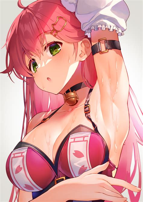 Rule 34 Arm Up Armpit Armpit Fetish Armpits Arms Up Bell Bell Collar Big Breasts Breasts