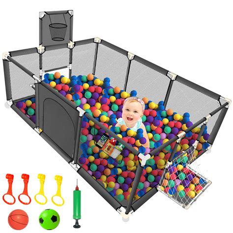 Buy Baby Ball Pit For Toddlers Large Gate Playpen For Babies Sturdy