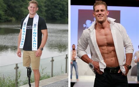 Male Model Becomes First Amputee To Win Mr England And Is Going To