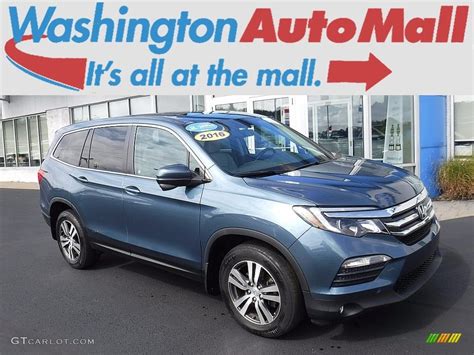 2016 Steel Sapphire Metallic Honda Pilot Ex L Awd 122769439 Photo 24