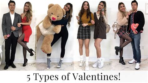 Lookbook Template 5 Types Of Couples On Valentines Day Word With
