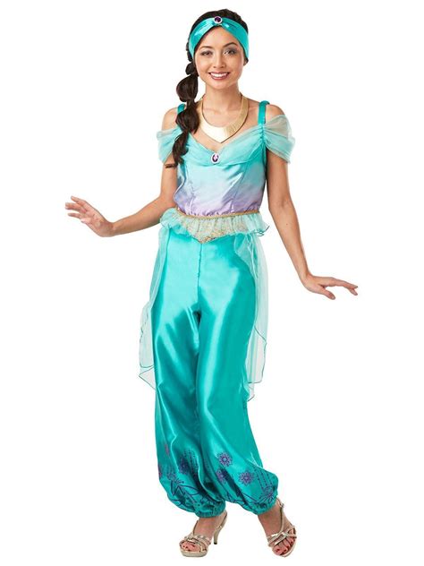 Jasmine Deluxe Costume For Adults Disney Aladdin Costume Super Centre