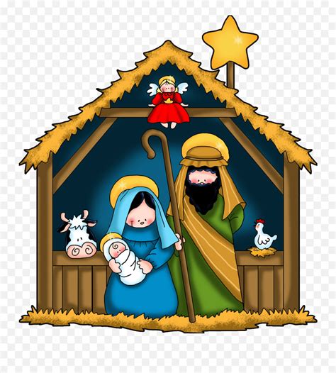 Free Christmas Manger Cliparts Belen Christmas Emojinativity Emoji