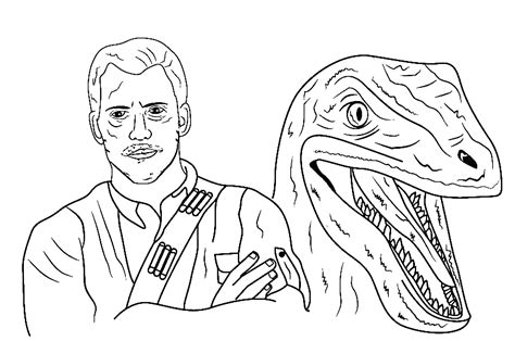 Dibujo 43 De Jurassic World Para Colorear