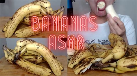 Asmr Bananas 🍌 Eating Sounds Mukbang 먹방 Youtube