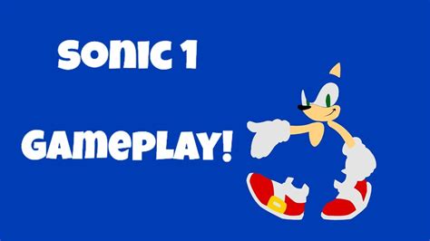 Sonic 1 Gameplay Youtube