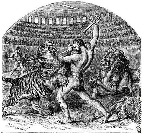Gladiators Were Entertainers In Rome Who Were Armed And Fought Each