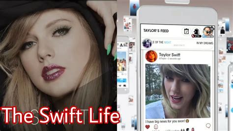 taylor swift debuts the swift life social media app for fans youtube