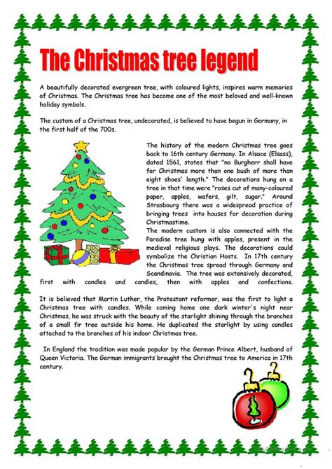 This worksheet is a great way to keep students engaged and having fun as they learn about nouns. Christmas tree worksheet - Free ESL printable worksheets ...