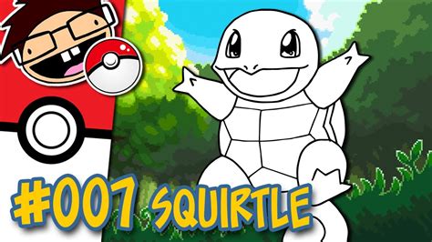 How To Draw 007 Squirtle Narrated Easy Step By Step Tutorial