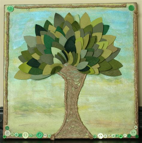 Make Mixed Media Canvas Mixed Media Canvas Tree Canvas Art Projects