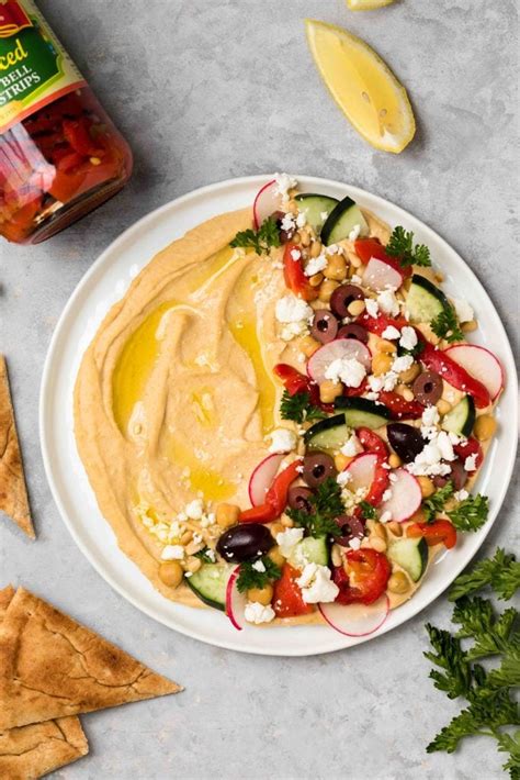 The Easiest Mediterranean Loaded Hummus Lifestyle Of A Foodie