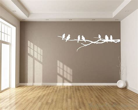 Branch With Birds Wall Decal Tree Art Stickers Bird Wall Decals Tree