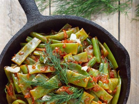 Wok de légumes aux haricots plats Recette