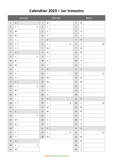 Calendrier 2023 1er Trimestre Calendrier 2023 Images And Photos Finder