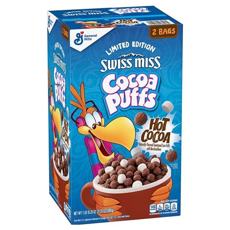 The New Swiss Miss Cocoa Puffs Cereal Gives You Hot Cocoa Flavor In