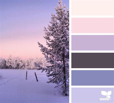 Purple Winter Sunset Color Scheme Wintercolorpalette
