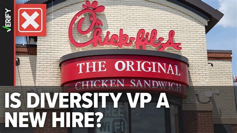 Chick Fil A Diversity Equity And Inclusion Vp Isnt New Hire