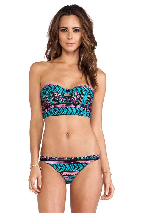 MILLY Antiqua Underwire Bustier Top In Multi From REVOLVEclothing Swimsuits For Teens Bustier