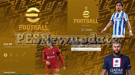 Pes 2021 Menu Efootball 2022 Season 1 By Pesnewupdate