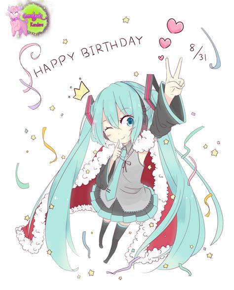 Happy Birthday Miku Hatsune By Geralyuki On Deviantart