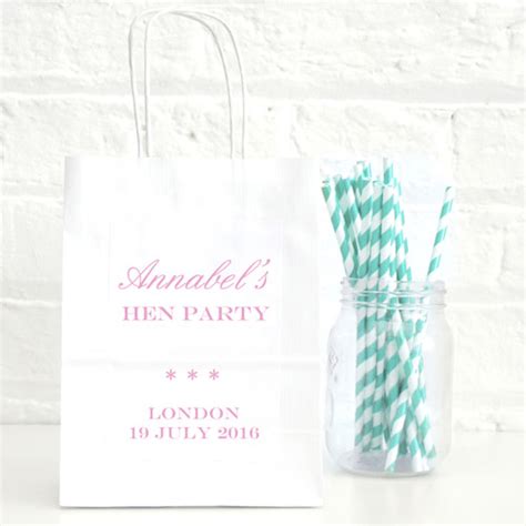 Personalised Hen Party Goody Bags For Ts