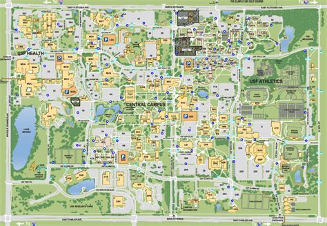 University Of Tampa Parking Map