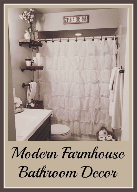 Discover the best farmhouse shower curtains so you can improve your farmhouse bathroom decor. Ruffle Shower Curtain - Lush Décor | Shower curtain decor ...
