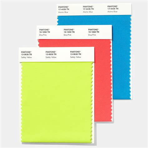 Pantone Nylon Brights Swatch Card(total 21 colors) - Pantone Canada | Polycolors