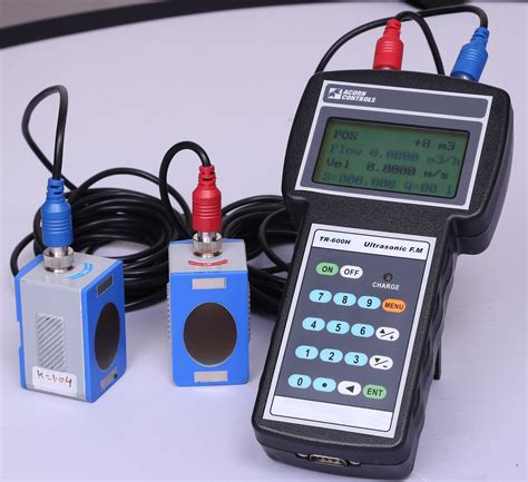 Liquid Ultrasonic Portable Handheld Flow Meter Tr600h Water Model