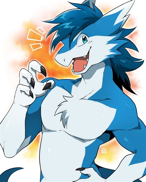 Me Is This Me Maybe It Is Being A Blue Sergal Credit Goes To