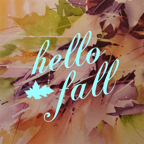 Hello Fall Template Postermywall