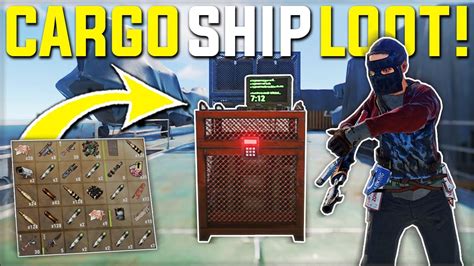 Defending The Perfect Rust Cargo Ship Loot Run For Crazy Loot Rust