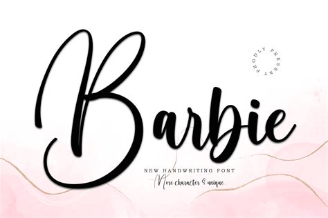 barbie font by black line · creative fabrica