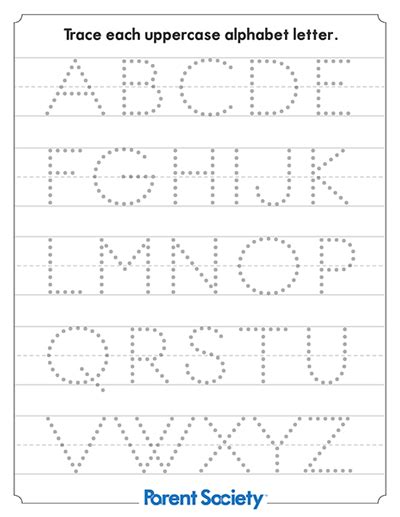 Teaching Kids How To Write Alphabet Free Printablel Alphabet Tracing