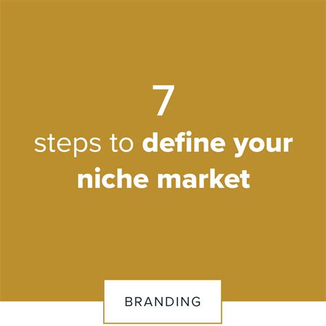 7 Steps To Help You Define Your Niche Market — Kittyshark Branding