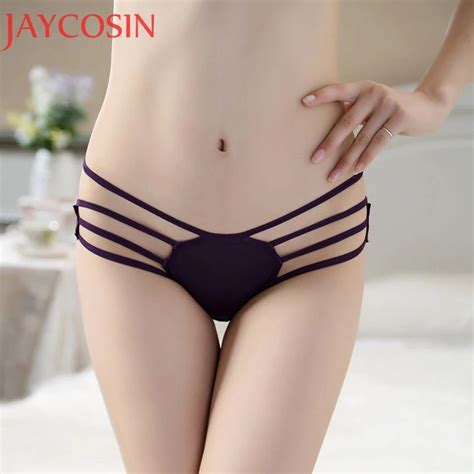 Sexy Lingerie Women Bandage Open Butt Panties Lady Hollow Out Bow Crotchless Underwear Knickers
