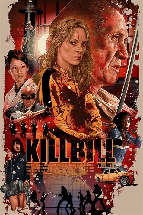 Kill Bill Poster Original Kill Bill Volume 1 Movie Poster French 1