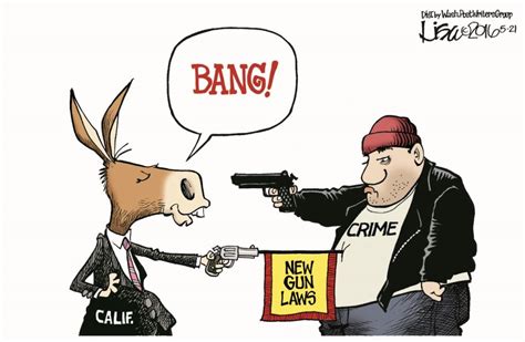 Cartoons What Californias New Gun Laws Will Mean For Criminals