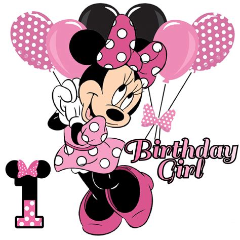 Happy 1st Birthday Girl Minnie Mouse