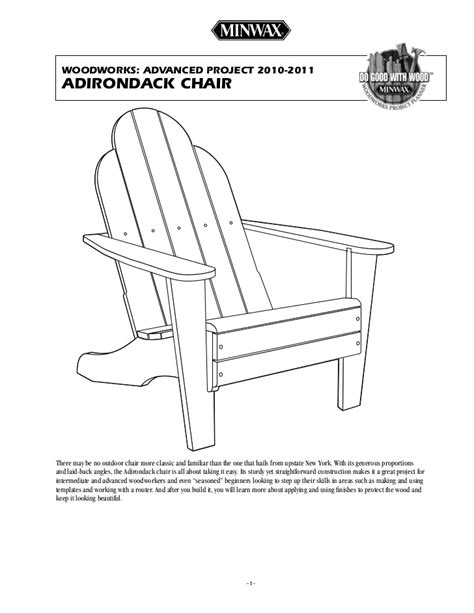 How To Draw An Adirondack Chair