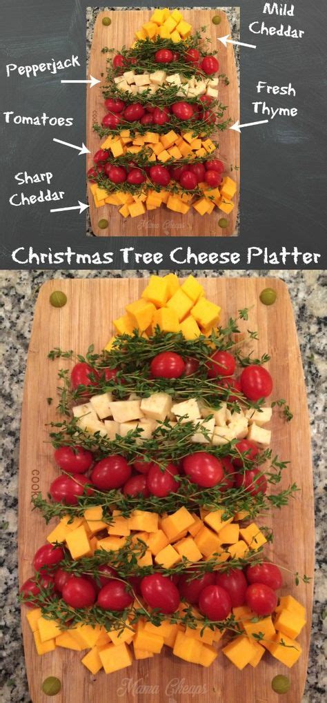 Easy and fancy appetizers made with cheese will please all your holiday guests. Christmas Tree Cheese Platter - Easy Holiday Appetizer ...