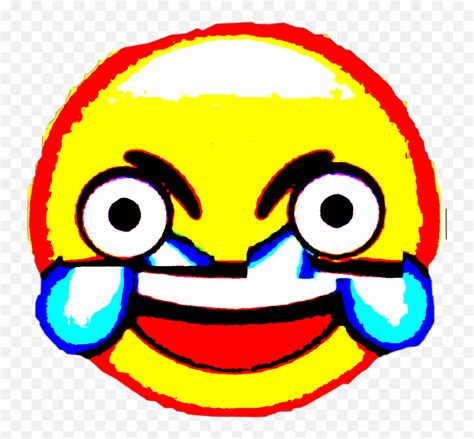 Funny Disorted Emoji Sticker By Jazzy Discord Crying Laughing Emoji