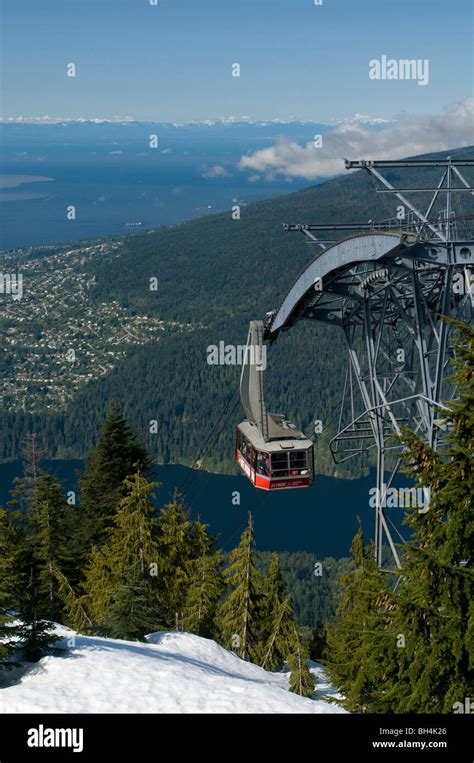 The Grouse Mountain Cable Car Vancouver British Columbia Canada
